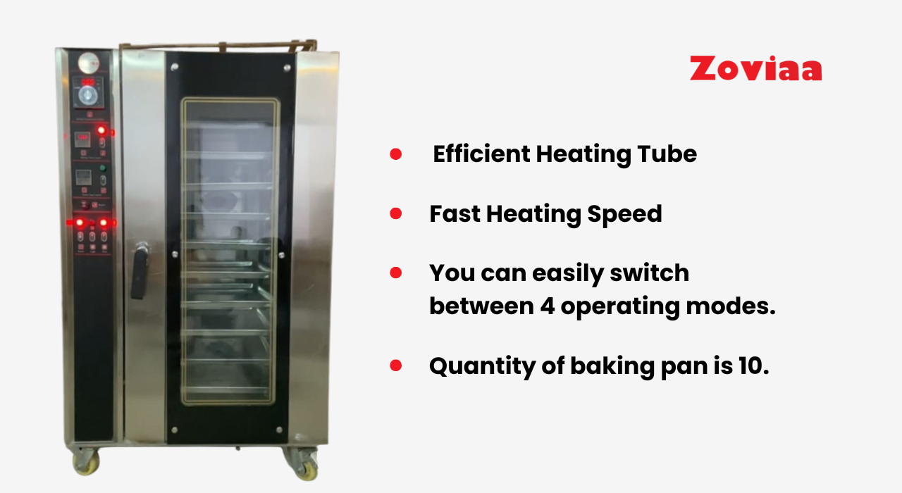 10 tray gas convection oven price in India