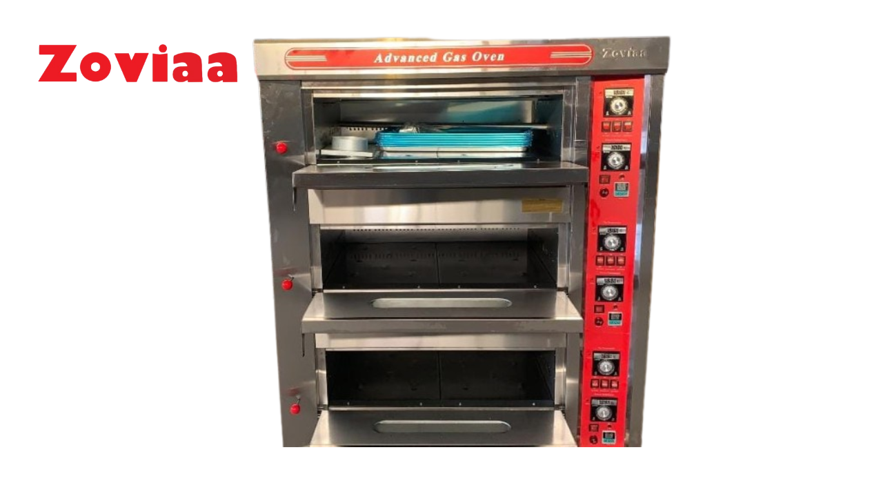 Gas 3 deck 6 tray oven supplier in India