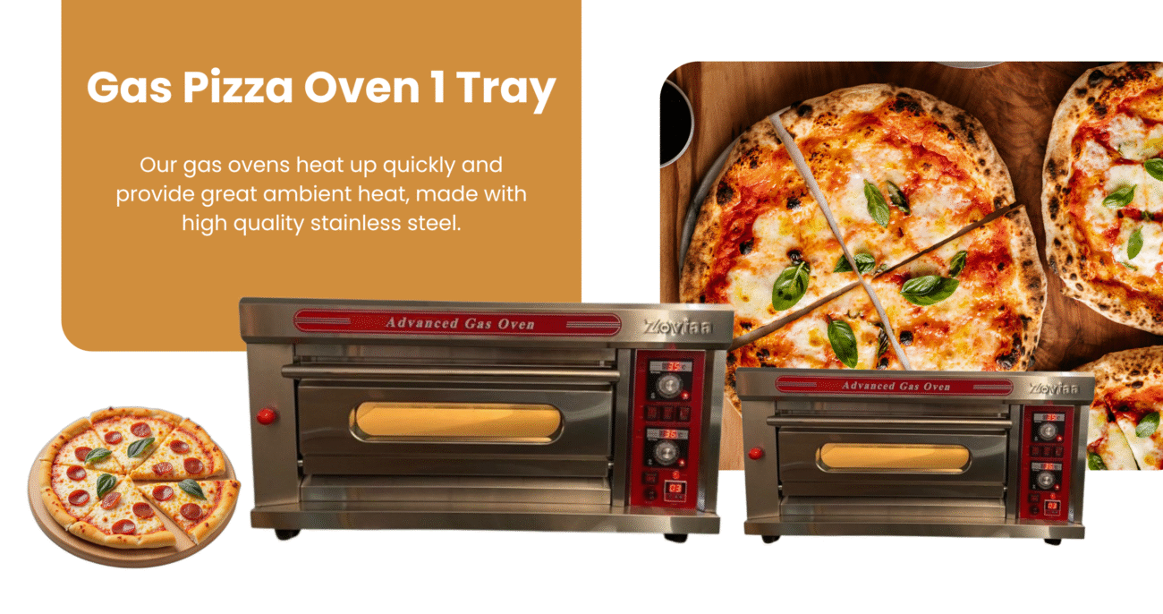Manufacturer and Suppliers of Gas pizza oven one Tray