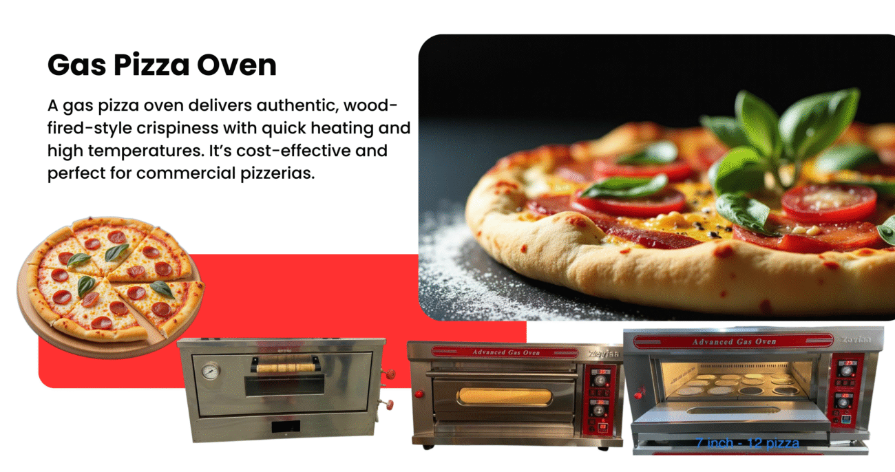 Gas Pizza Oven manufacturer and supplier in Faridabad & Delhi NCR