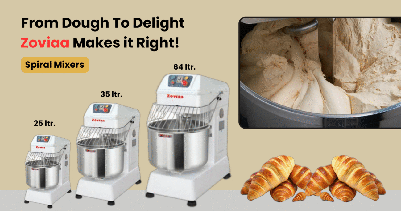 Manufacturer and supplier of spiral mixers in Faridabad Haryana