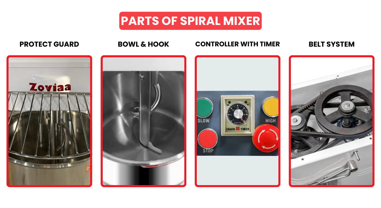 Manufacturer and supplier of spiral mixer